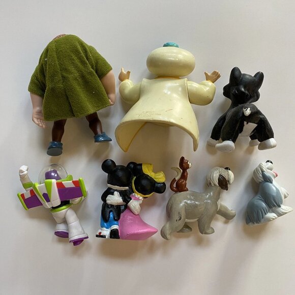 Disney PVC Toy Lot Mickey Minnie Buzz Quasimodo Lot 90s - Picture 2 of 2